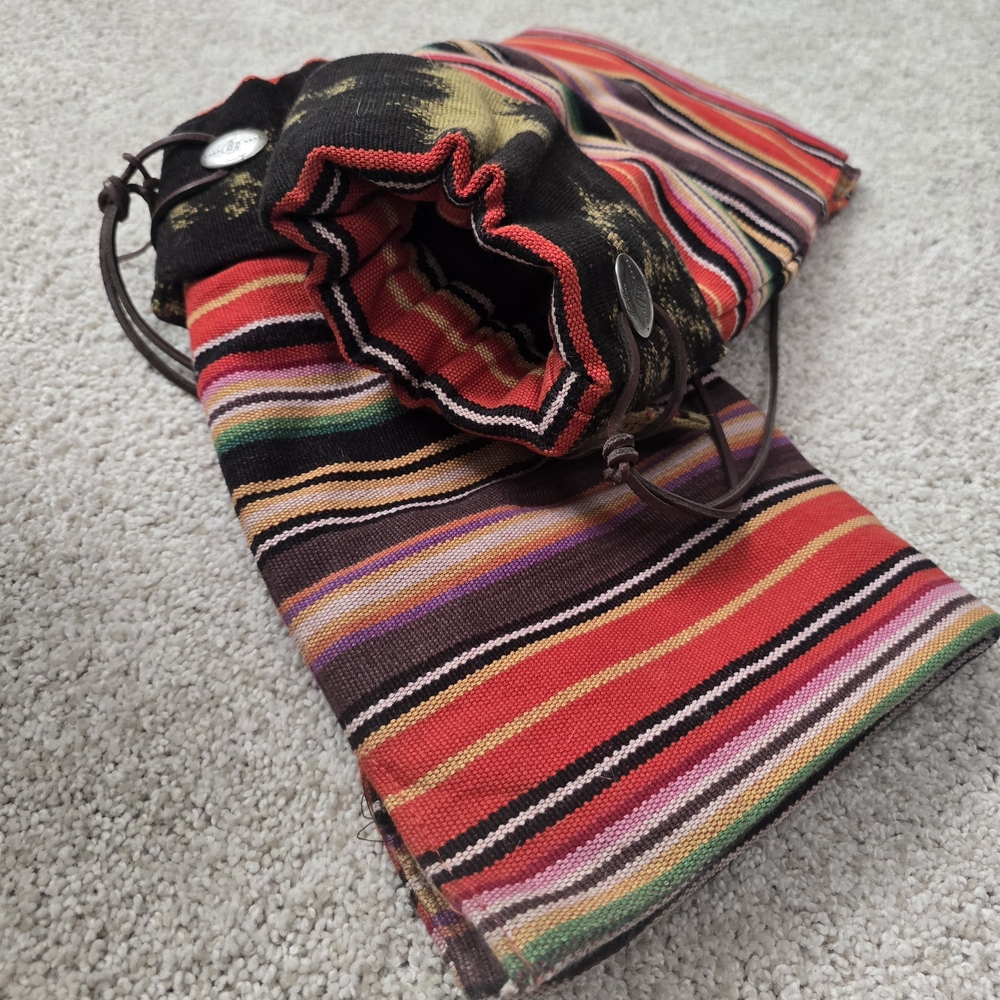 Striped Multicolor Heeled Boots